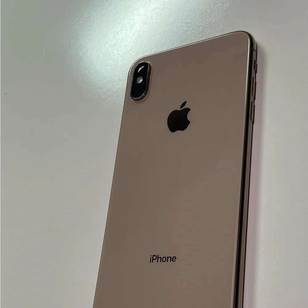 iPhone XS Max Rose Gold Back Housing Replacement With Small Parts OEM Grade A - Picture 4 of 5